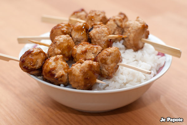 Brochette Yakitori Au Poulet Tsukun Recette Japonaise Je Papote