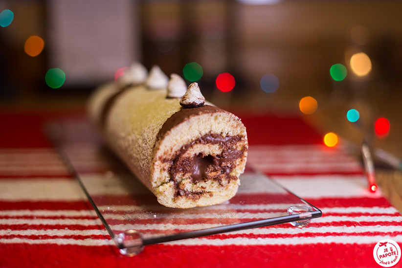 Le biscuit roulé japonais, parfait pour les bûches de Noël : Il