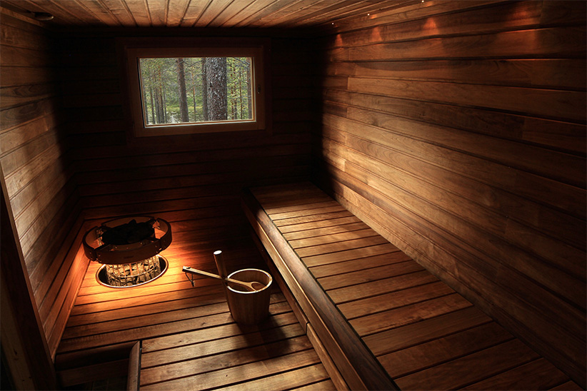 sauna traditionnel laponie